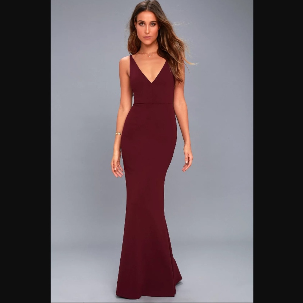 Lulus Melora Plum Purple Dress